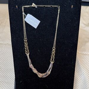 Cookie Lee Dual-Tone Chain Necklace